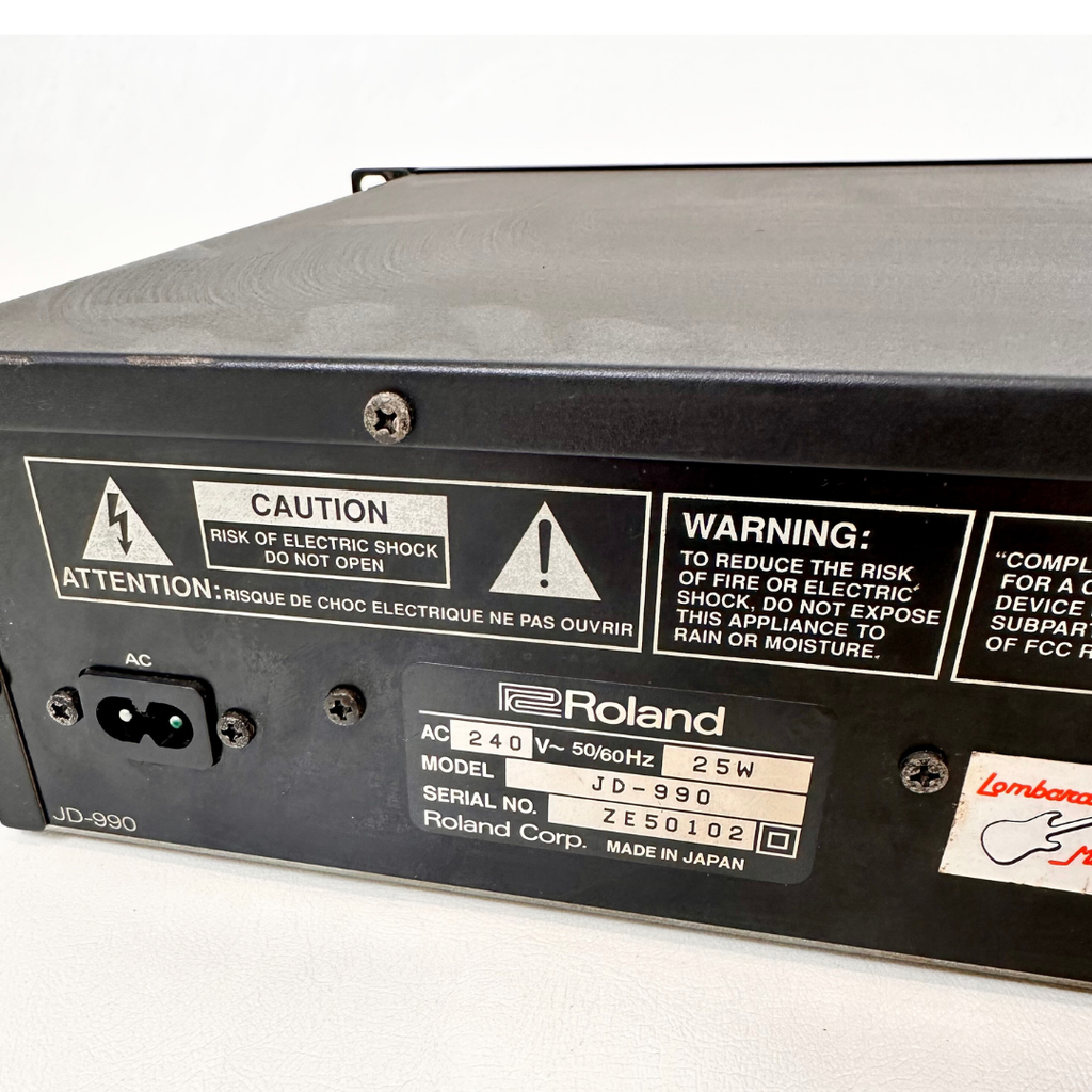 1990s Roland JD-990 Super JD Synthesiser Module Rack Mounted Unit