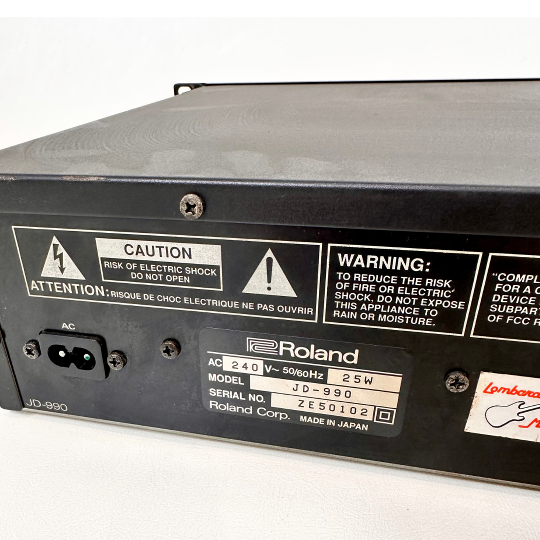 1990s Roland JD-990 Super JD Synthesiser Module Rack Mounted Unit