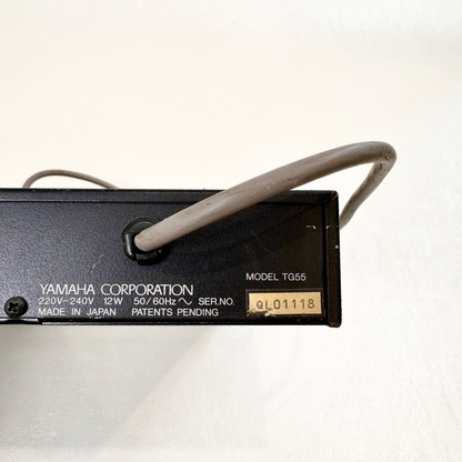 Yamaha TG55 Tone Generator Synthesiser Rack Mounted Unit