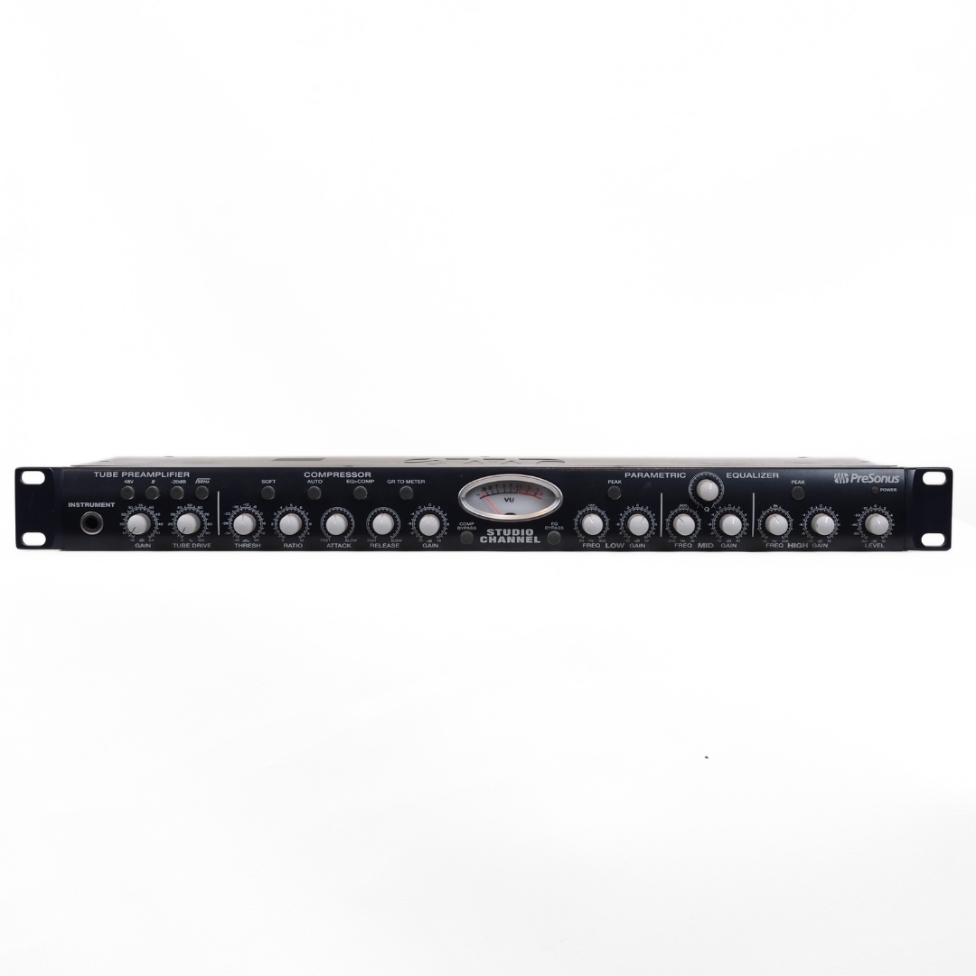 PreSonus Studio Channel Vacuum Tube Mic Preamp/ Comp/ EQ Rack Mounted Unit