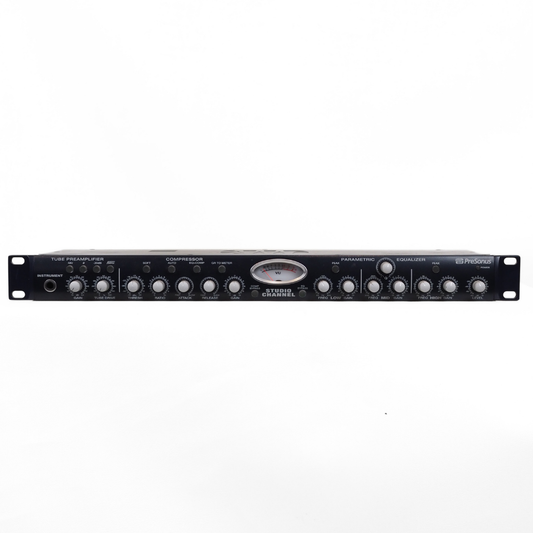 PreSonus Studio Channel Vacuum Tube Mic Preamp/ Comp/ EQ Rack Mounted Unit