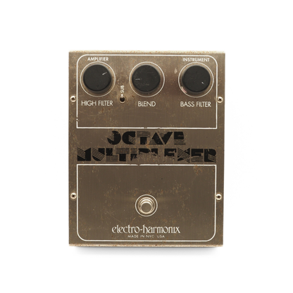 Electro-Harmonix Octave Multiplexer Analogue Sub-Octave Generator Effects Pedal
