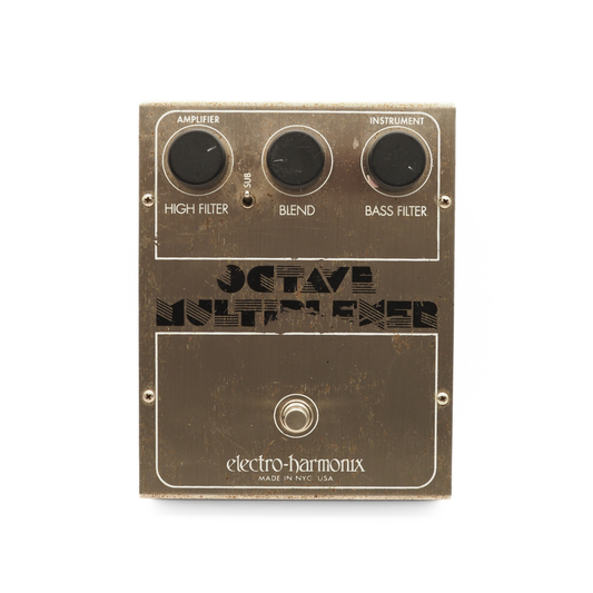 Electro-Harmonix Octave Multiplexer Analogue Sub-Octave Generator Effects Pedal