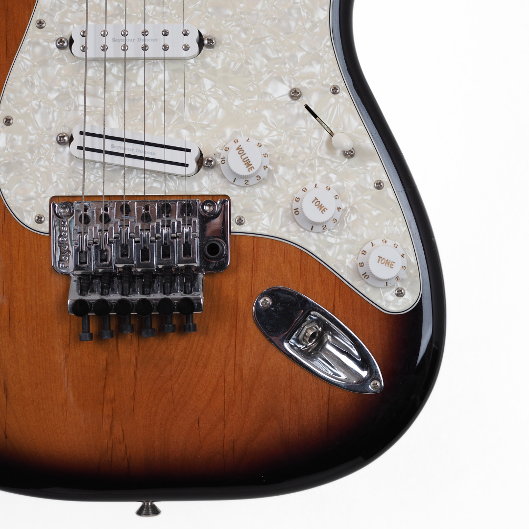 2021 Fender Dave Murray Stratocaster Electric Guitar in 2-Colour Sunburst