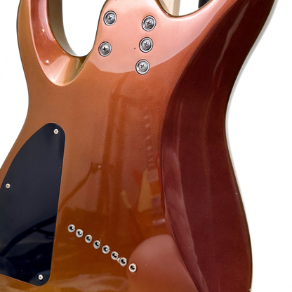 Legator Ninja N8FS-RCS 8-String, Fanned/Fanned-Fret Multi-Scale Electric Guitar in Red Colour Shift Finish