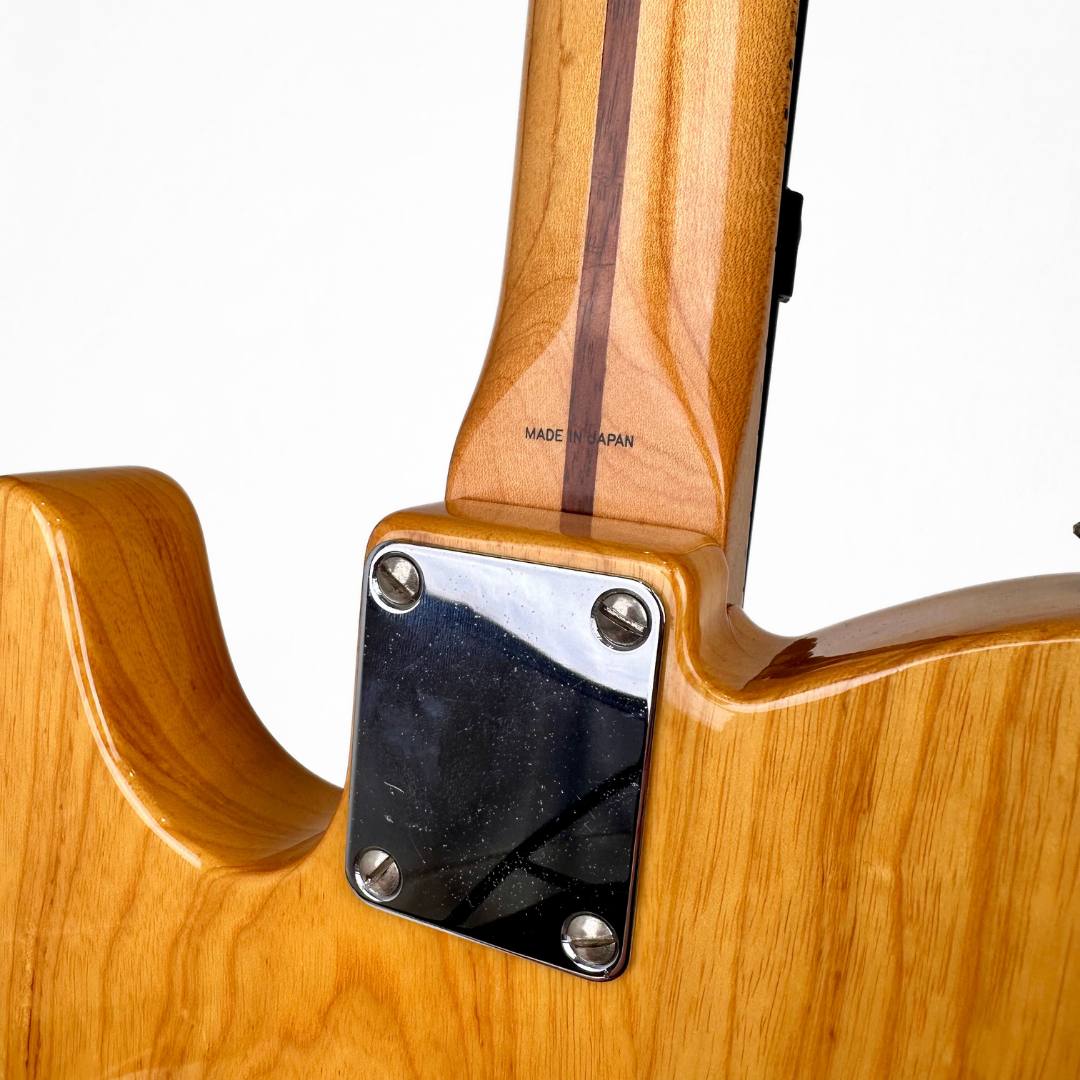 90s Fender Japan TL52-TX '52 Telecaster Electric Guitar with Texas Special Pickups in Butterscotch Blonde Finish