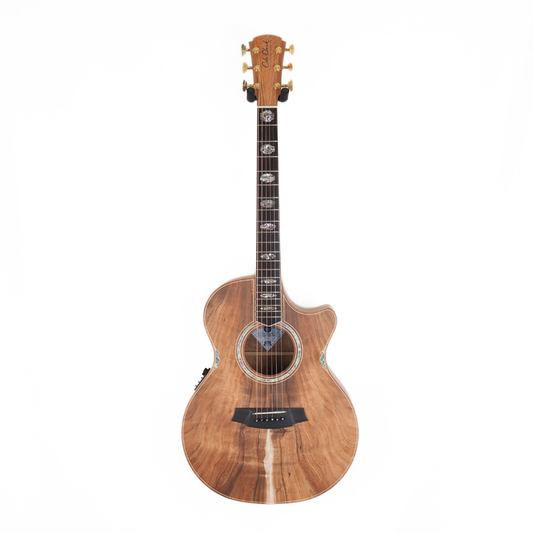 2021 Cole Clark AN3EC BLBL Angel 3 Grand Auditorium Cutaway Acoustic Electric Guitar