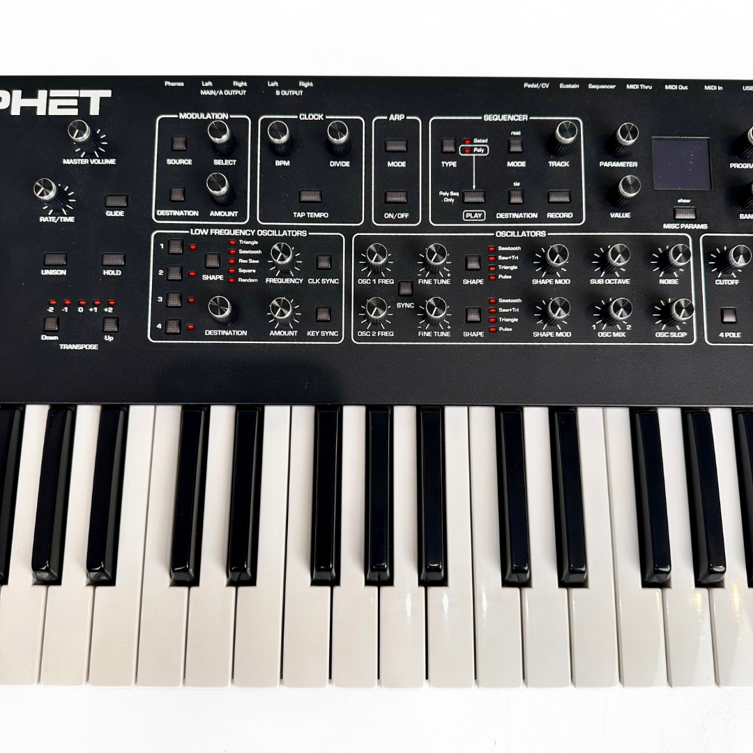 Dave Smith Instruments Prophet Rev2 16‑Voice Synthesiser with Roadcase