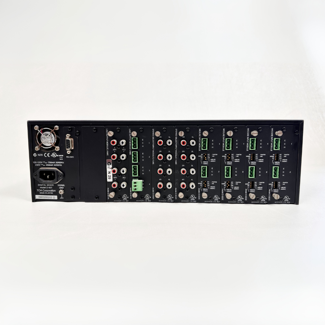 TOA D-901 Digital Mixer Rack Mounted Unit