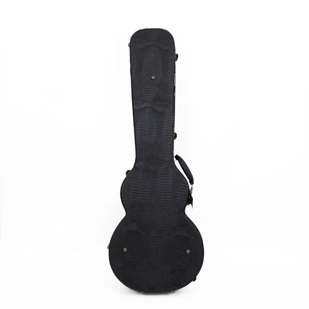 Xtreme HC3007 Les Paul Style Electric Guitar Hardcase – Black Crocodile Vinyl