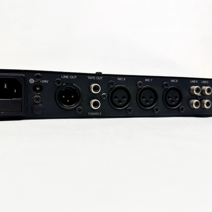 Australian Monitor TX8000 8 Channel Mic Line Mixer Rack Mounted Unit