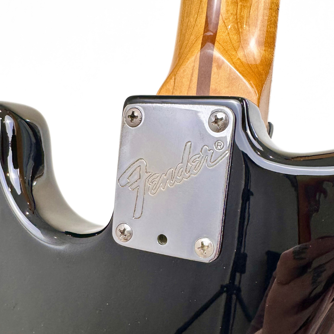 1983 Dan Smith Era Fender Stratocaster Electric Guitar in Gloss Black (Upgraded & Modified)