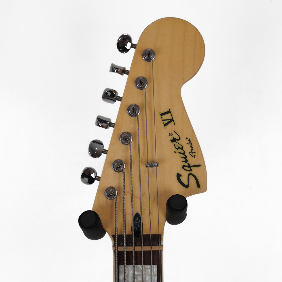 2013 Squier 'Vintage Modified' Bass VI Electric Guitar in Olympic White