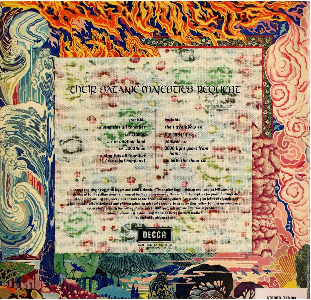 The Rolling Stones – Their Satanic Majesties Request (Vinyl, LP, Album, Stereo, Lenticular)