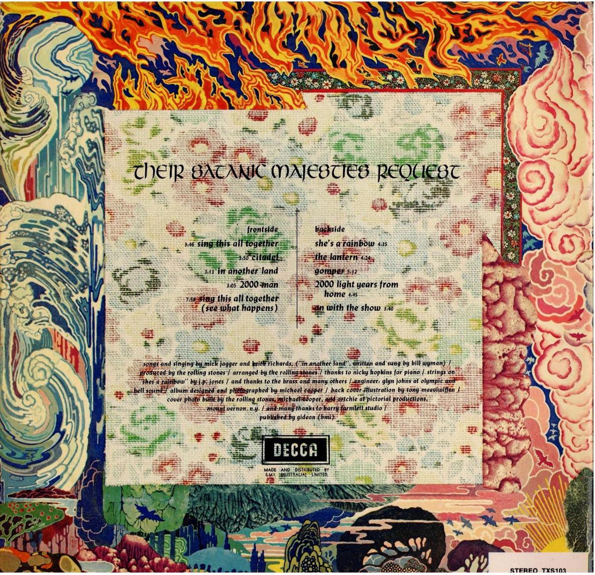 The Rolling Stones – Their Satanic Majesties Request (Vinyl, LP, Album, Stereo, Lenticular)