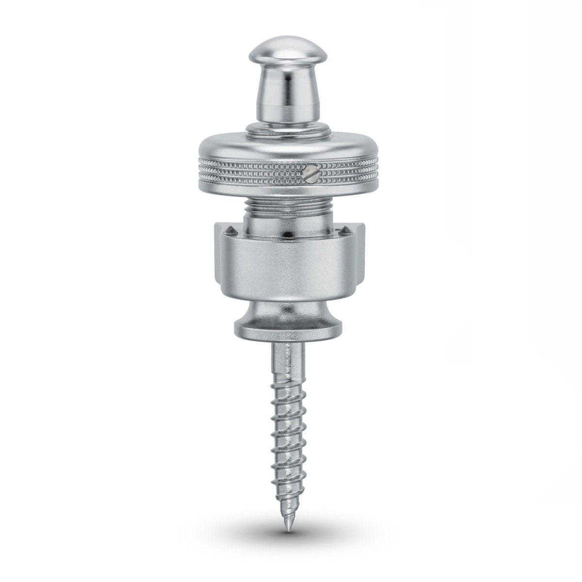 Schaller 14010301 New S-Locks Strap Locks (Pair) in Satin Chrome