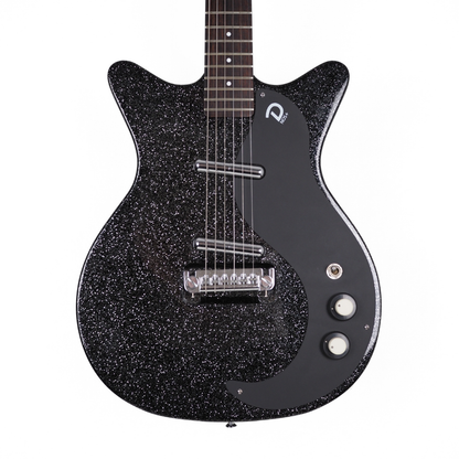Danelectro 59M NOS+ Electric Guitar in Black Metal Flake