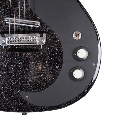 Danelectro 59M NOS+ Electric Guitar in Black Metal Flake