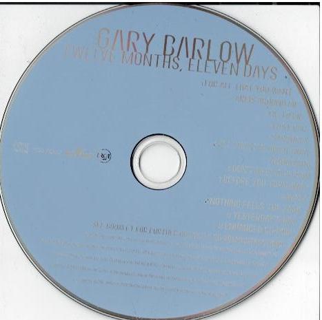 Gary Barlow – Twelve Months, Eleven Days (CD, Album, Enhanced)