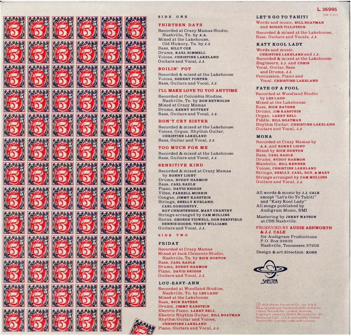 J.J. Cale – 5 (Vinyl, LP, Album)