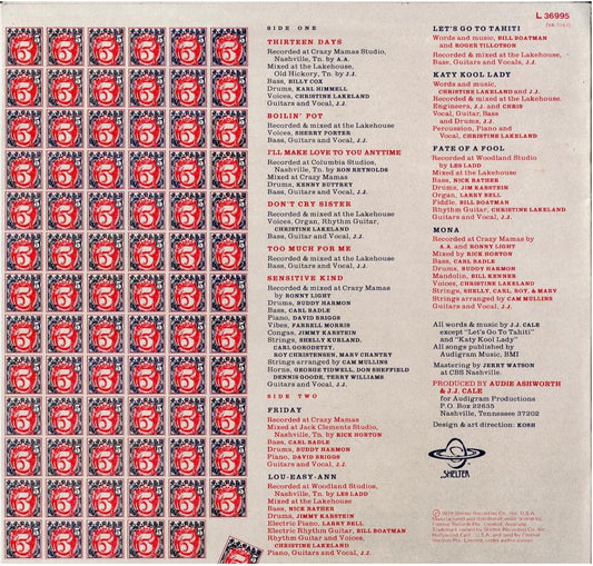 J.J. Cale – 5 (Vinyl, LP, Album)