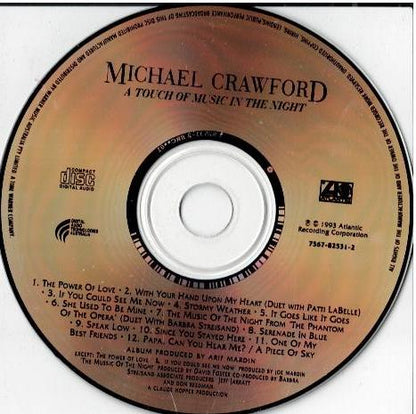 Michael Crawford – A Touch Of Music In The Night (CD, Album)