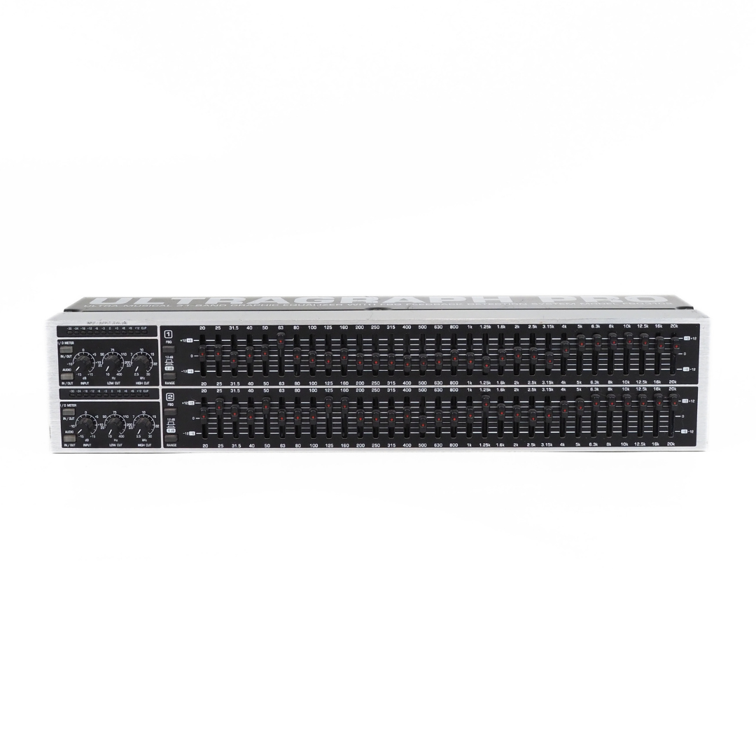 Behringer Ultragraph Pro FBQ3102 31-Band Stereo Graphic Equalizer Rack Mounted Unit