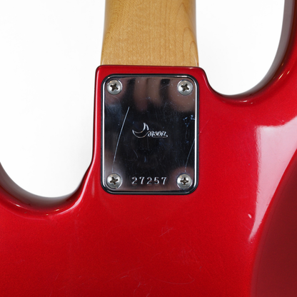 Vintage Moon JB-240 Precision/Jazz Bass Guitar in Metallic Red with Seymour Duncan Pickups