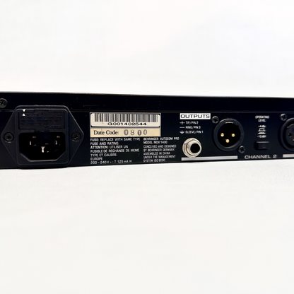 Behringer MDX1400 Autocom Pro Interactive Reference-Class 2-Channel Expander/Gate/Compressor/Enhancer Rack Mounted Unit