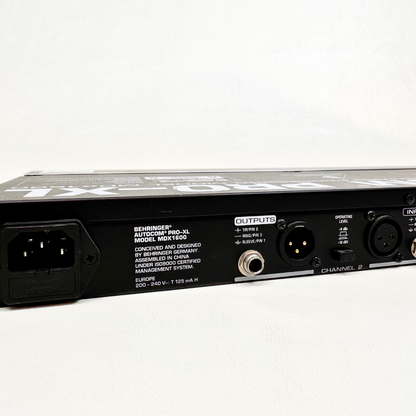 Behringer Autocom Pro-XL MDX1600 Rack Compressor Unit