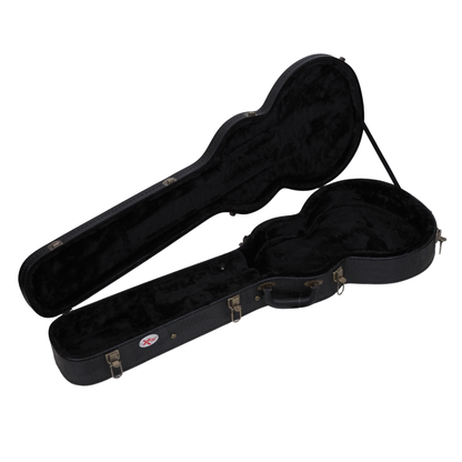Xtreme HC3007 Les Paul Style Electric Guitar Hardcase – Black Crocodile Vinyl