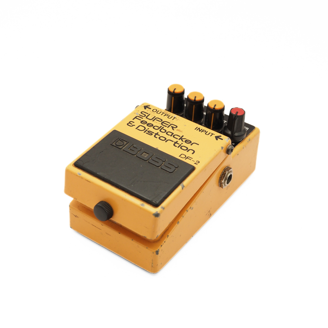 BOSS DF-2 Black Label MIJ Super Distortion & Feedbacker Effects Pedal