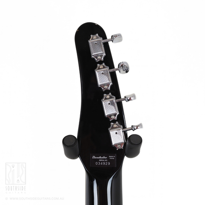 Danelectro '56 Single Cut Short Scale Electric Bass Guitar in Black Gloss