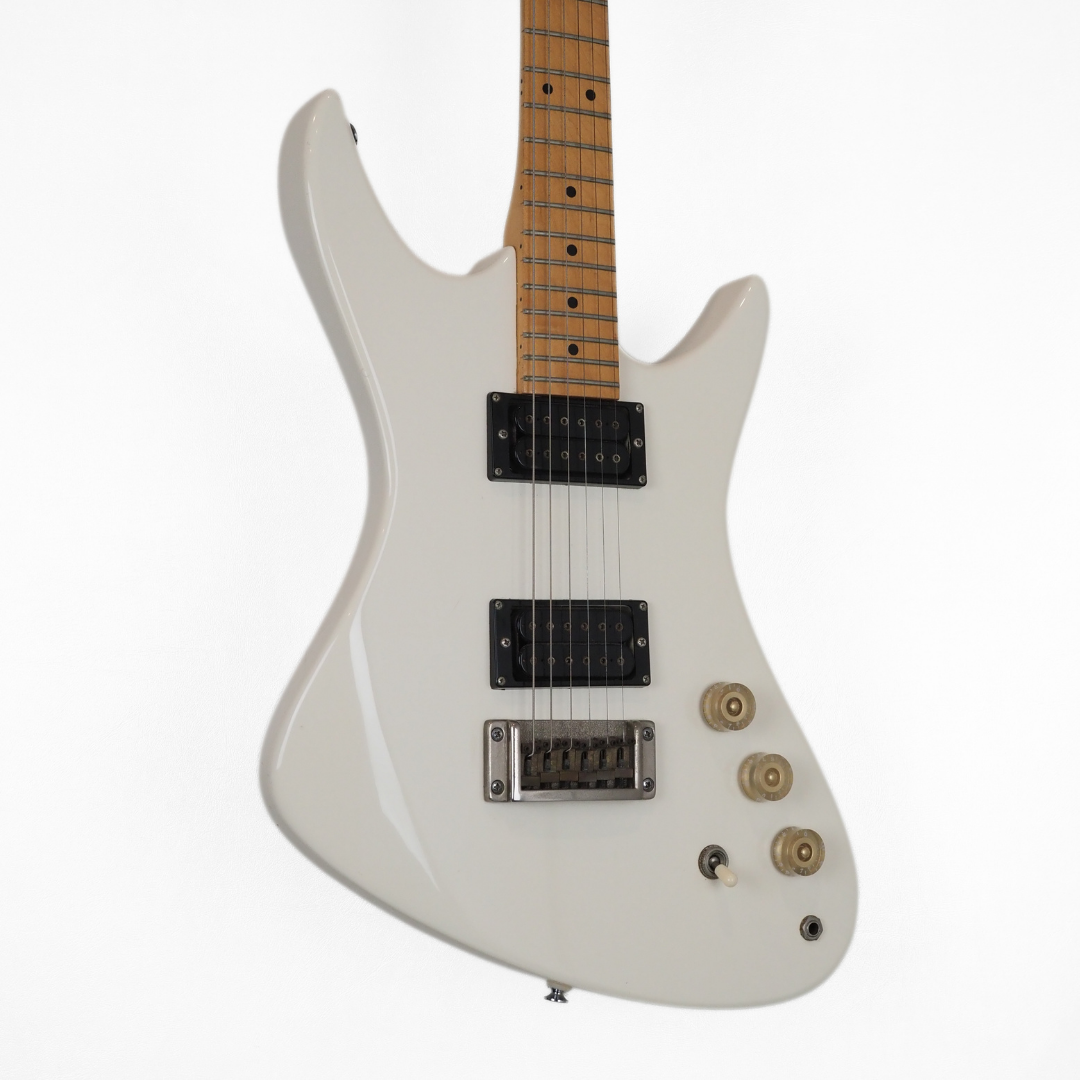 1980s Quest Atak 2 Electric Guitar in Vintage White