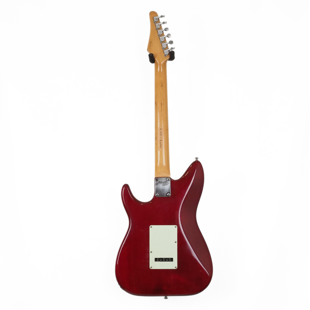 1990s Alvarez AE30TR Classic III / Classic Custom Electric Guitar in Transparent Red