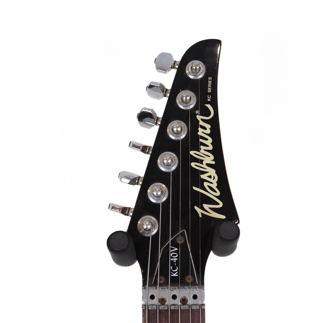Washburn KC-40V KC Series Electric Guitar in Transparent Brown Burst