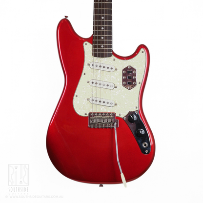 2021 Squier Paranormal Cyclone Electric Guitar in Candy Apple Red