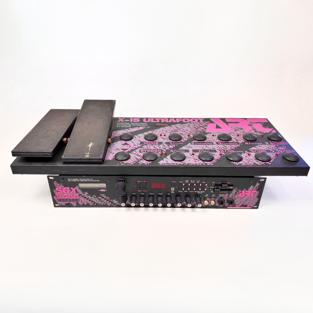 ART SGX2000 Express Guitar Effects Rack Mounted Unit with X-15 Ultra Foot Controller