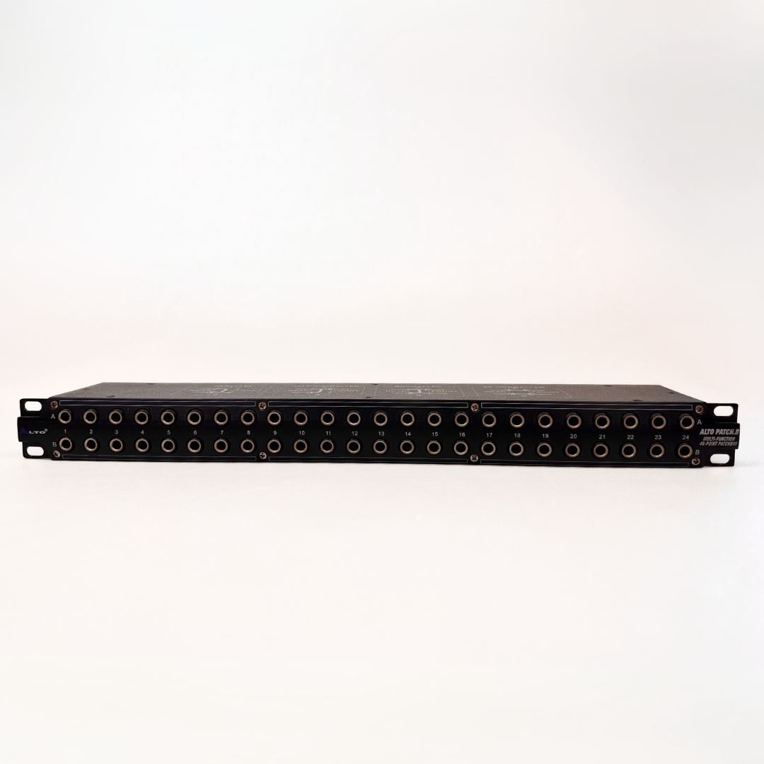Alto Patch.B 48-Point Patchbay Rack Mounted Unit