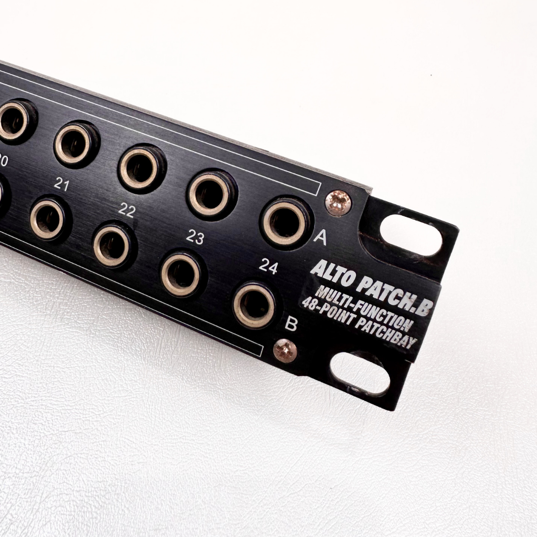 Alto Patch.B 48-Point Patchbay Rack Mounted Unit
