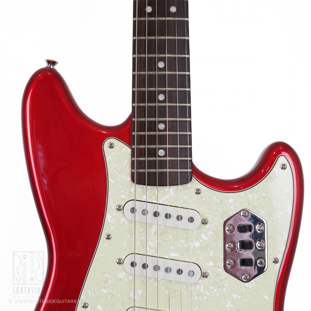 2021 Squier Paranormal Cyclone Electric Guitar in Candy Apple Red