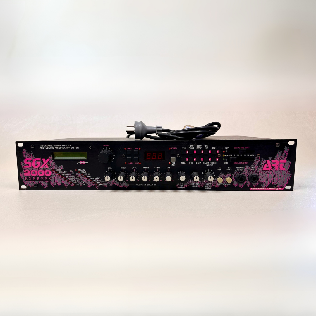 ART SGX2000 Express Guitar Effects Rack Mounted Unit with X-15 Ultra Foot Controller