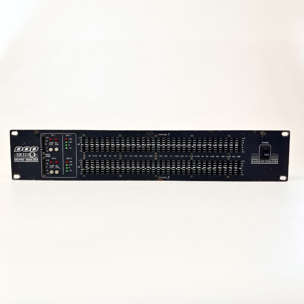 DOD SR231Q Graphic Equaliser Rack Mounted Unit