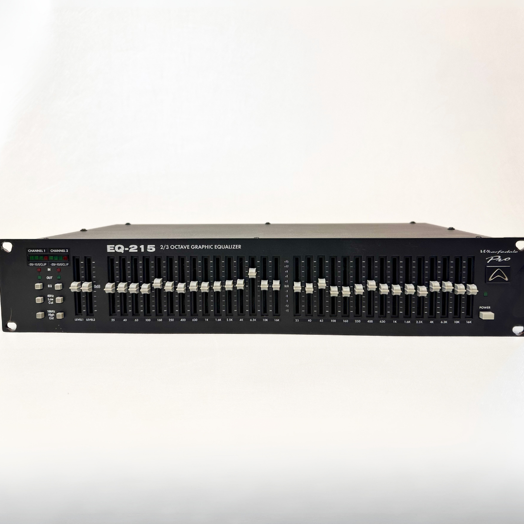 Wharfedale Pro EQ-215 2/3 Octave Graphic Equalizer Rack Mounted Unit