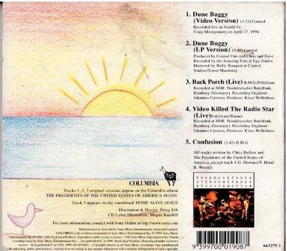 The Presidents Of The United States Of America – Dune Buggy - Australian Tour EP (CD, EP, Digipak)