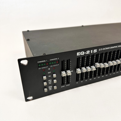 Wharfedale Pro EQ-215 2/3 Octave Graphic Equalizer Rack Mounted Unit