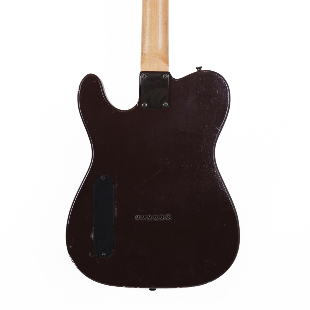 Fernandes TEJ-style Telecaster Electric Guitar with Custom Brown Natural Finish
