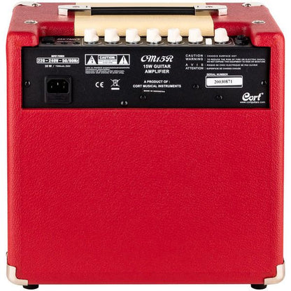 Cort CM15R 15 Watt Guitar Amplifier in Dark Red