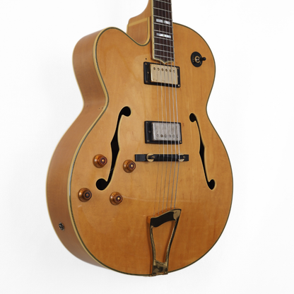 1998 Samick Artist Series HJ- 650 Left-Handed Archtop Jazzbox Electric Guitar (Upgraded Pickup)