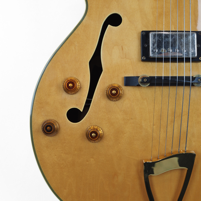 1998 Samick Artist Series HJ- 650 Left-Handed Archtop Jazzbox Electric Guitar (Upgraded Pickup)